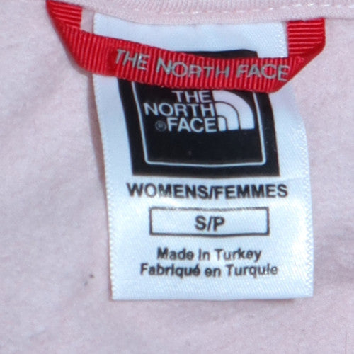Womens UK Size S The North Face Pink Pullover Hoodie