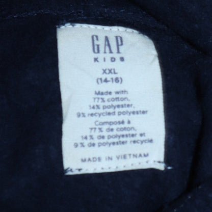 GAP Kids Girls Navy Blue Pullover Hoodie XXL (14-16) Cotton Blend