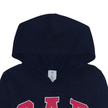 GAP Kids Girls Navy Blue Pullover Hoodie XXL (14-16) Cotton Blend