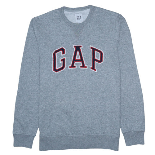 Mens UK Size S Gap Grey Pullover Sweatshirt