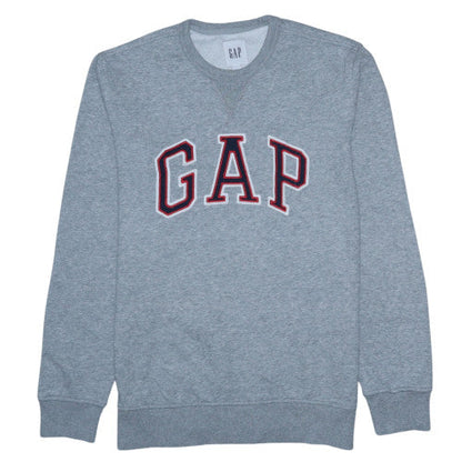 Mens UK Size S Gap Grey Pullover Sweatshirt