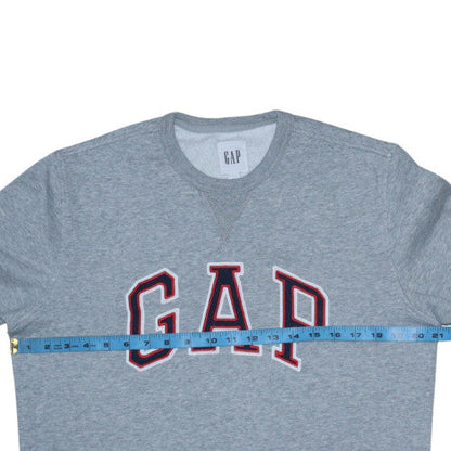 Mens UK Size S Gap Grey Pullover Sweatshirt