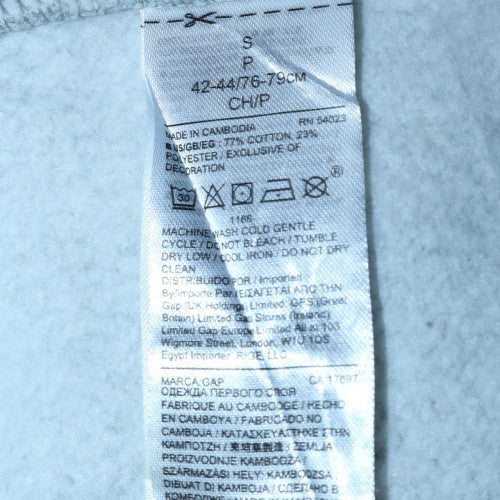 Mens UK Size S Gap Grey Pullover Sweatshirt
