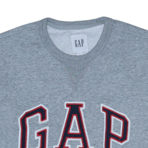 Mens UK Size S Gap Grey Pullover Sweatshirt
