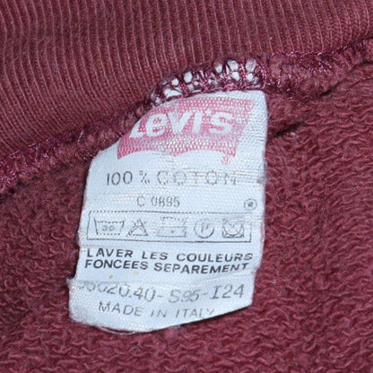Mens UK Size L Levi's Red Pullover Sweatshirt