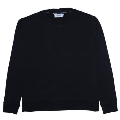Womens UK Size 2XL Calvin Klein Black Pullover Sweatshirt