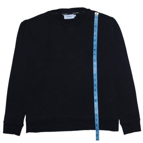 Womens UK Size 2XL Calvin Klein Black Pullover Sweatshirt
