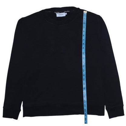 Womens UK Size 2XL Calvin Klein Black Pullover Sweatshirt