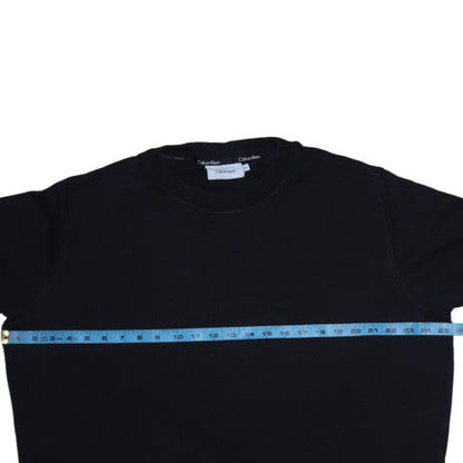 Womens UK Size 2XL Calvin Klein Black Pullover Sweatshirt