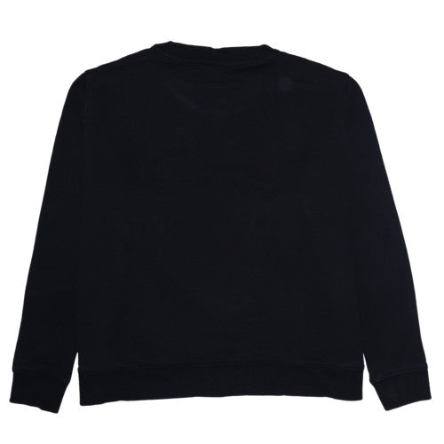Womens UK Size 2XL Calvin Klein Black Pullover Sweatshirt