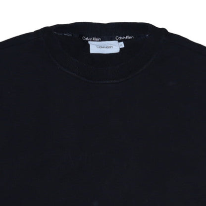 Womens UK Size 2XL Calvin Klein Black Pullover Sweatshirt