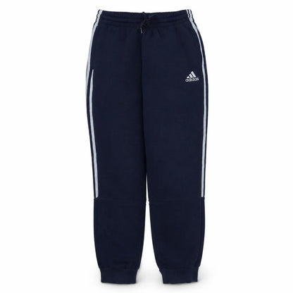 Adidas Men Blue Jogger Sweatpants M Regular Fit Fleece Trousers