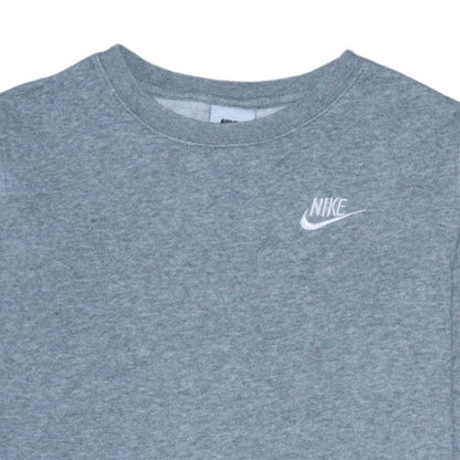 Nike Boys Grey Crew Neck Pullover Sweatshirt L 147-158cm Classic Fit