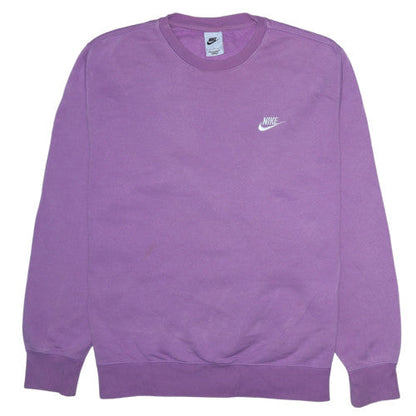 Womens UK Size L Nike Purple Pullover Sweatshirt