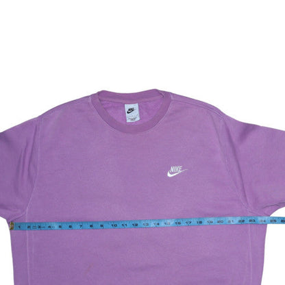 Womens UK Size L Nike Purple Pullover Sweatshirt