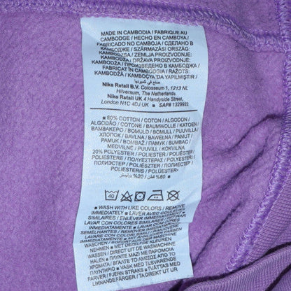 Womens UK Size L Nike Purple Pullover Sweatshirt