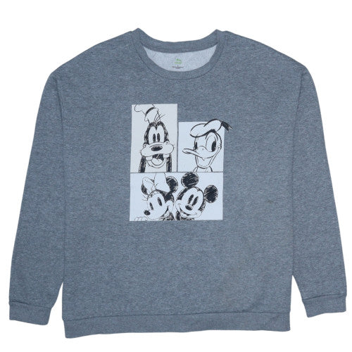 Womens UK Size L Disney Grey Pullover Sweatshirt