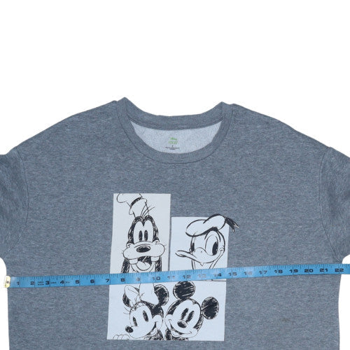 Womens UK Size L Disney Grey Pullover Sweatshirt