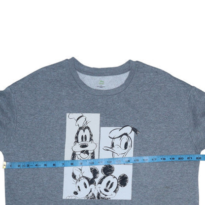 Womens UK Size L Disney Grey Pullover Sweatshirt