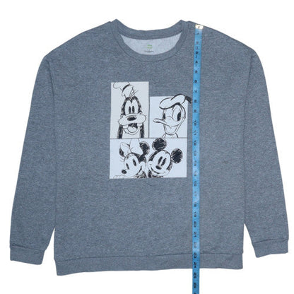 Womens UK Size L Disney Grey Pullover Sweatshirt