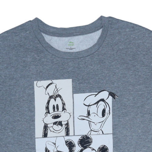 Womens UK Size L Disney Grey Pullover Sweatshirt
