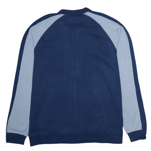 Mens UK Size L adidas Blue Full Zip Sweatshirt