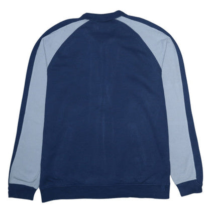 Mens UK Size L adidas Blue Full Zip Sweatshirt