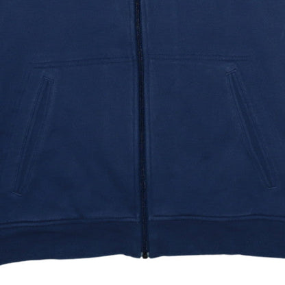 Mens UK Size L adidas Blue Full Zip Sweatshirt