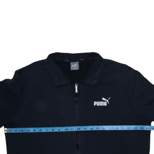 Mens UK Size L PUMA Black Full Zip Sweatshirt