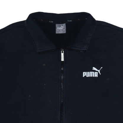 Mens UK Size L PUMA Black Full Zip Sweatshirt