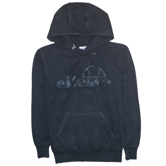 Mens UK Size S ellesse Black Pullover Hoodie