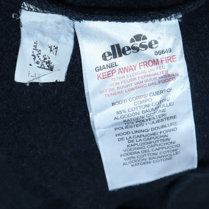 Mens UK Size S ellesse Black Pullover Hoodie