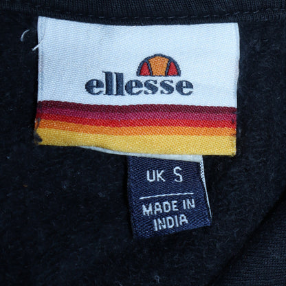 Mens UK Size S ellesse Black Pullover Hoodie