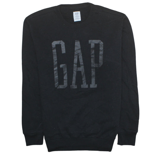 Mens UK Size S Gap Black Pullover Sweatshirt
