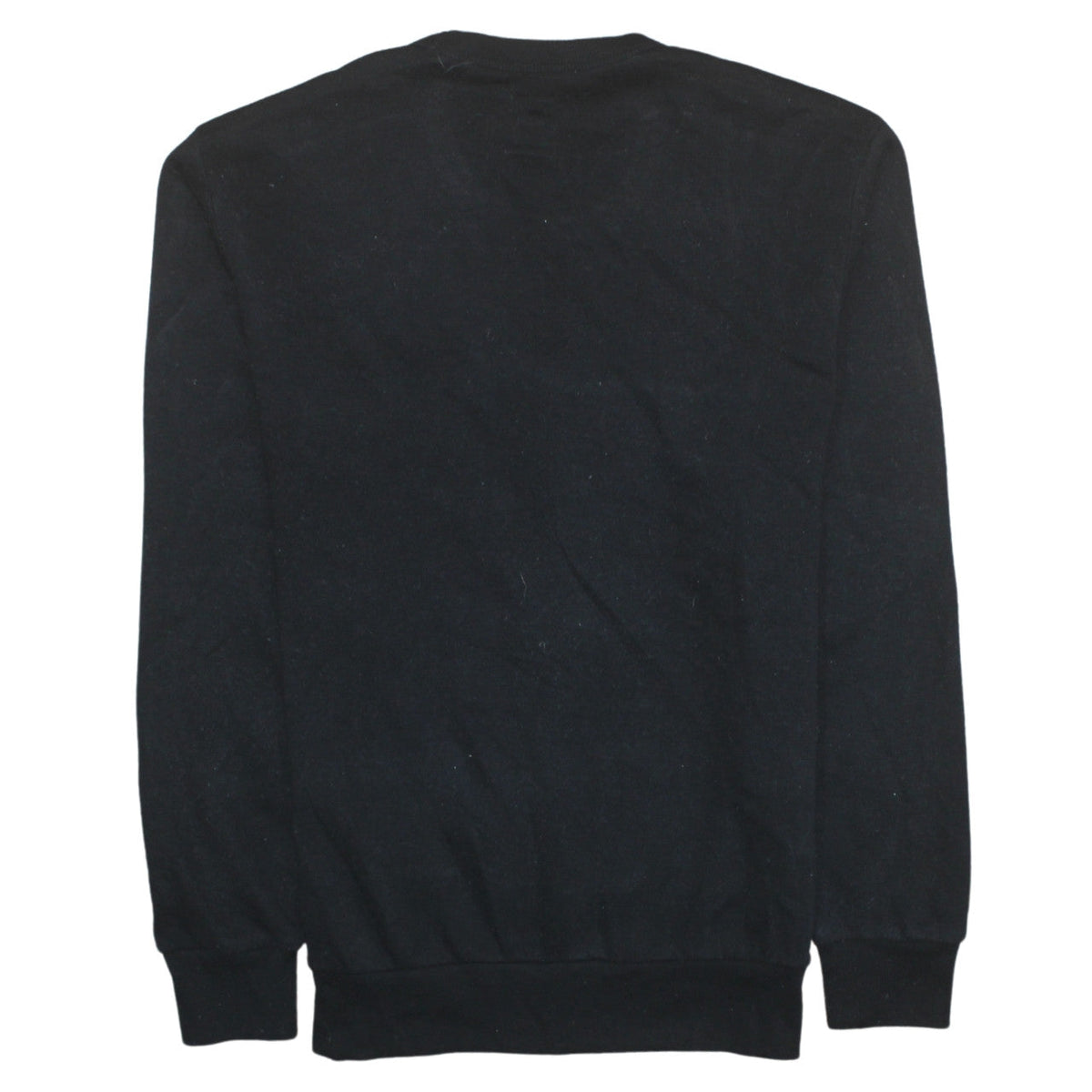 Gap Mens Black Crew Neck Logo Pullover Sweatshirt Size S