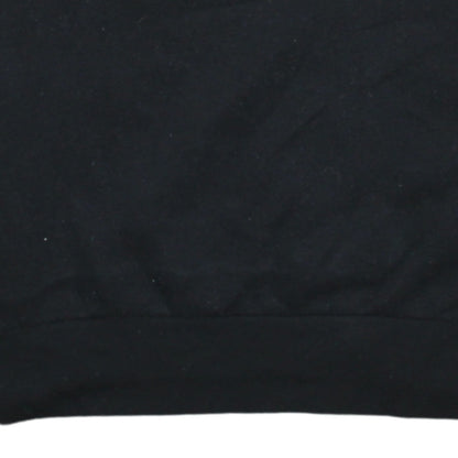 Gap Mens Black Crew Neck Logo Pullover Sweatshirt Size S