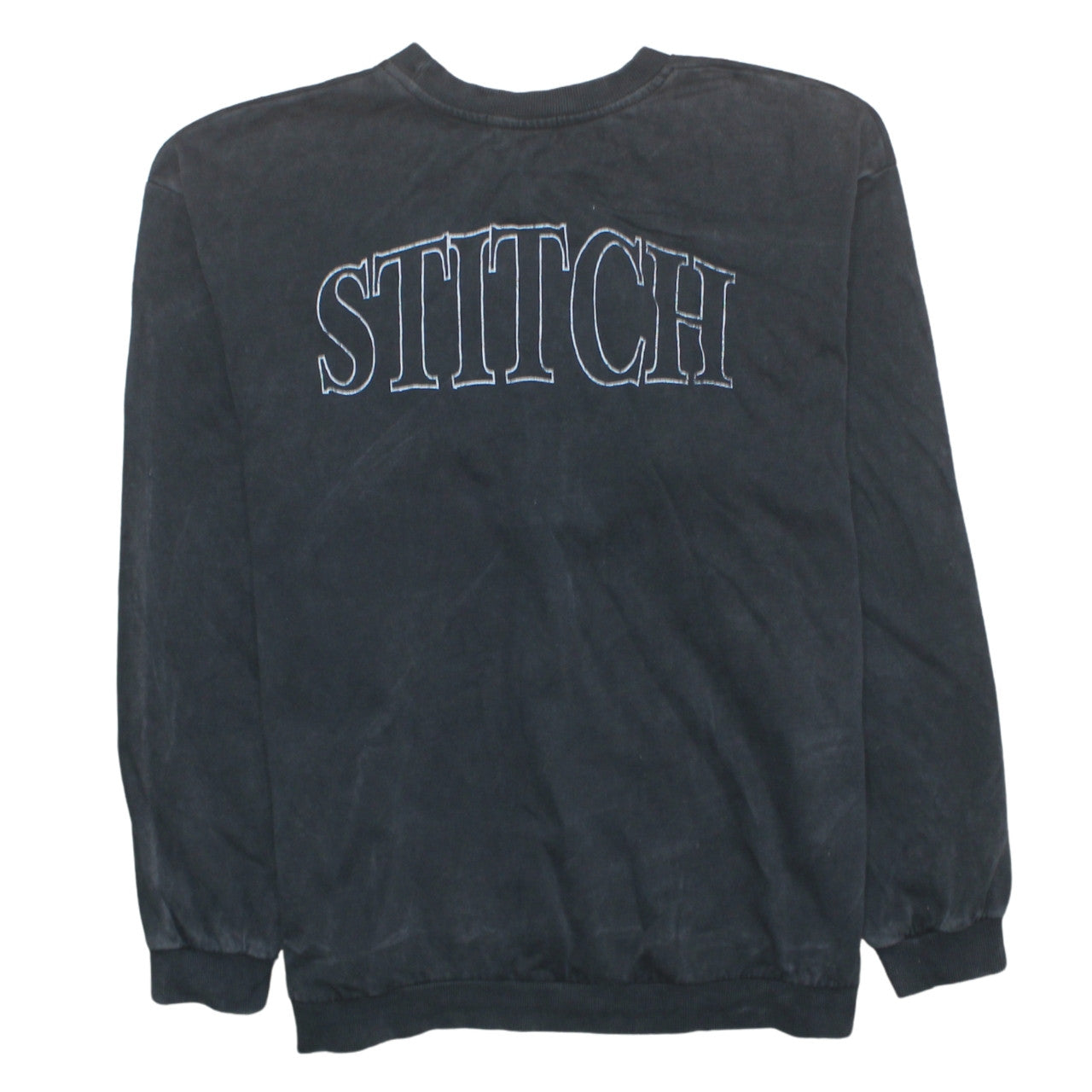 Womens UK Size S Bershka Black Pullover Sweatshirt
