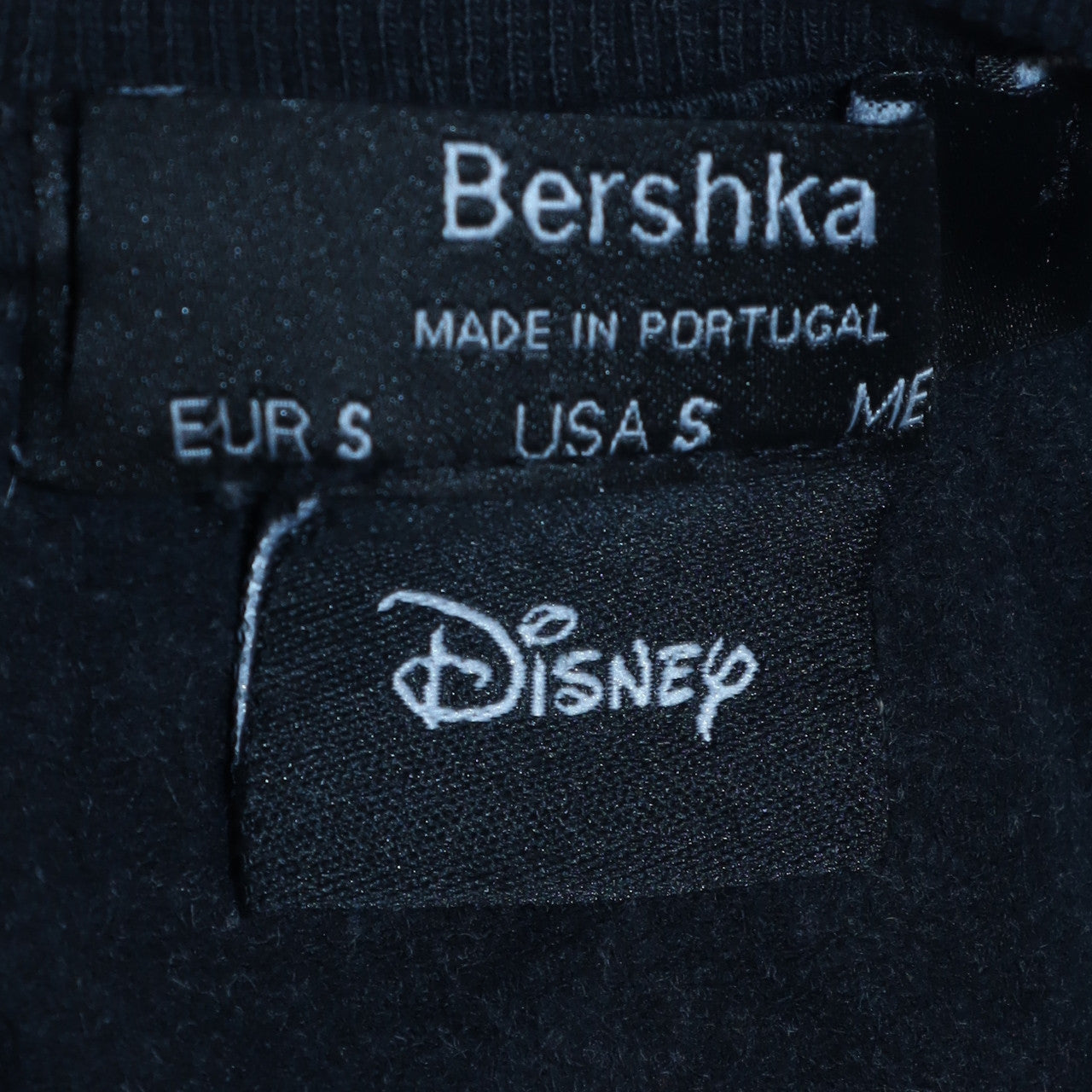 Womens UK Size S Bershka Black Pullover Sweatshirt