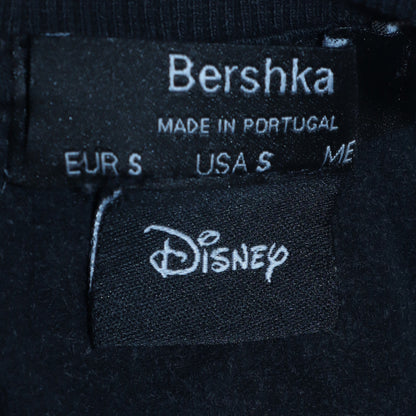 Womens UK Size S Bershka Black Pullover Sweatshirt