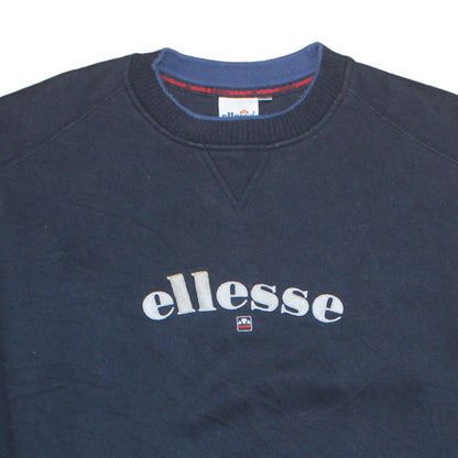 Mens UK Size XL ellesse Blue Pullover Sweatshirt