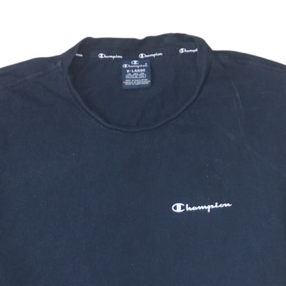Champion Men's Blue XL Crew Neck Cotton Sports T-Shirt