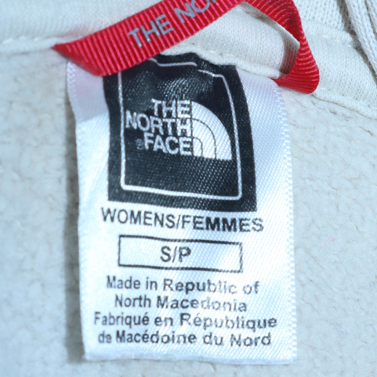 Womens UK Size S The North Face Ivory Pullover Hoodie