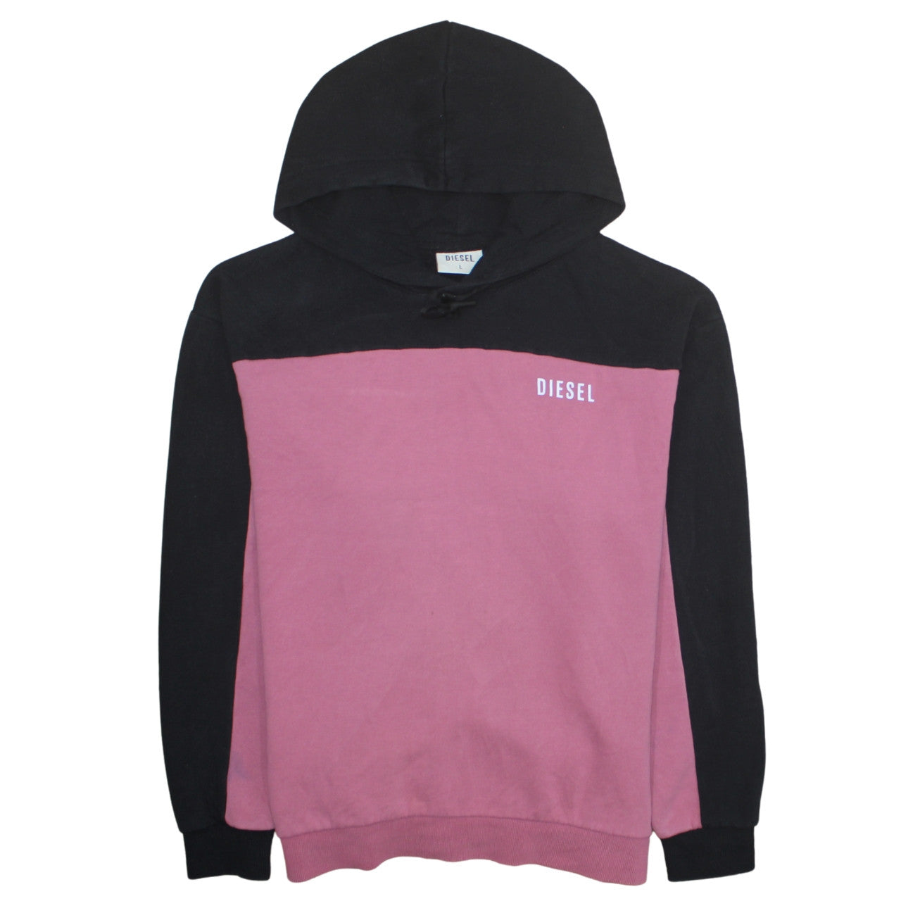 Womens UK Size L Diesel Multicoloured Pullover Hoodie
