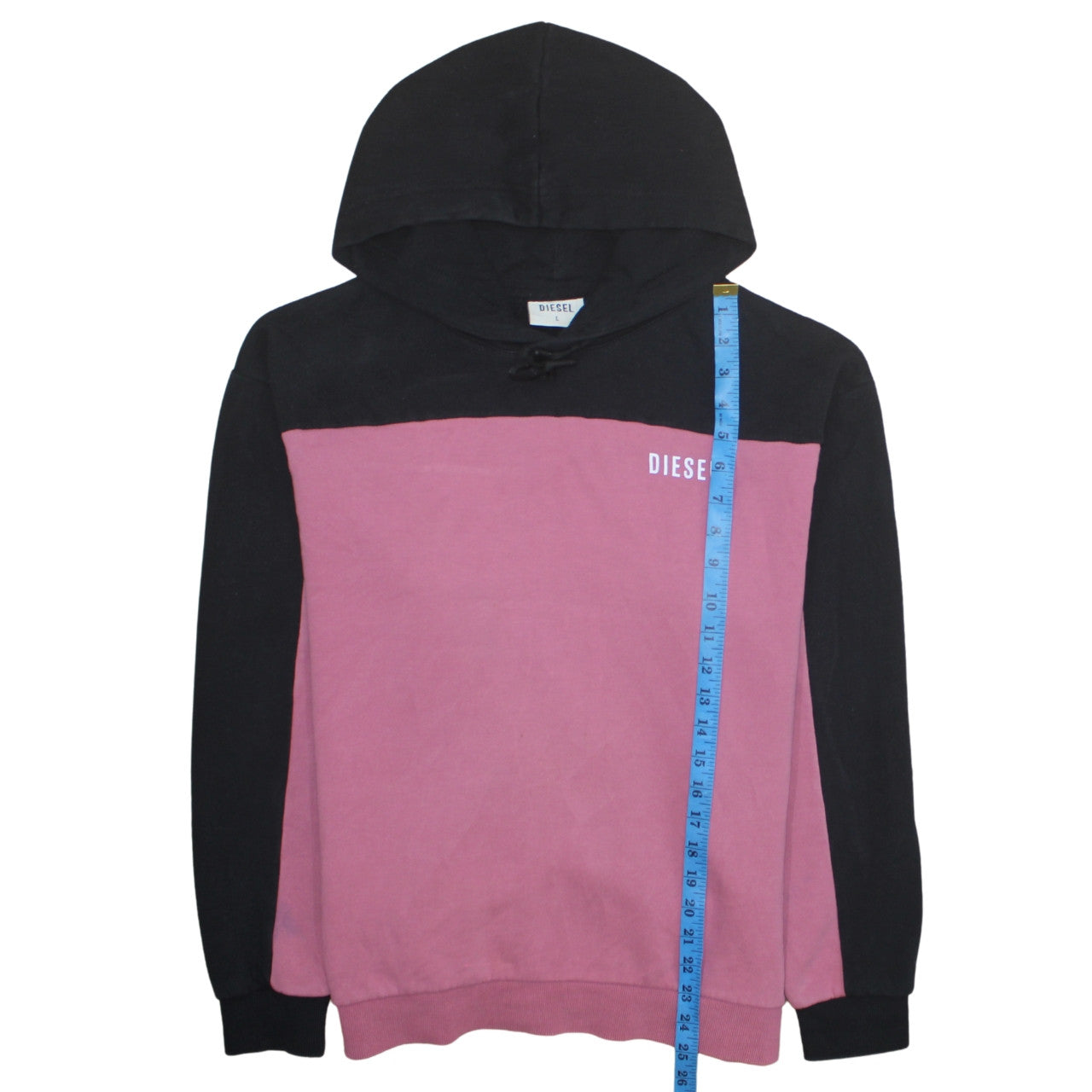 Womens UK Size L Diesel Multicoloured Pullover Hoodie