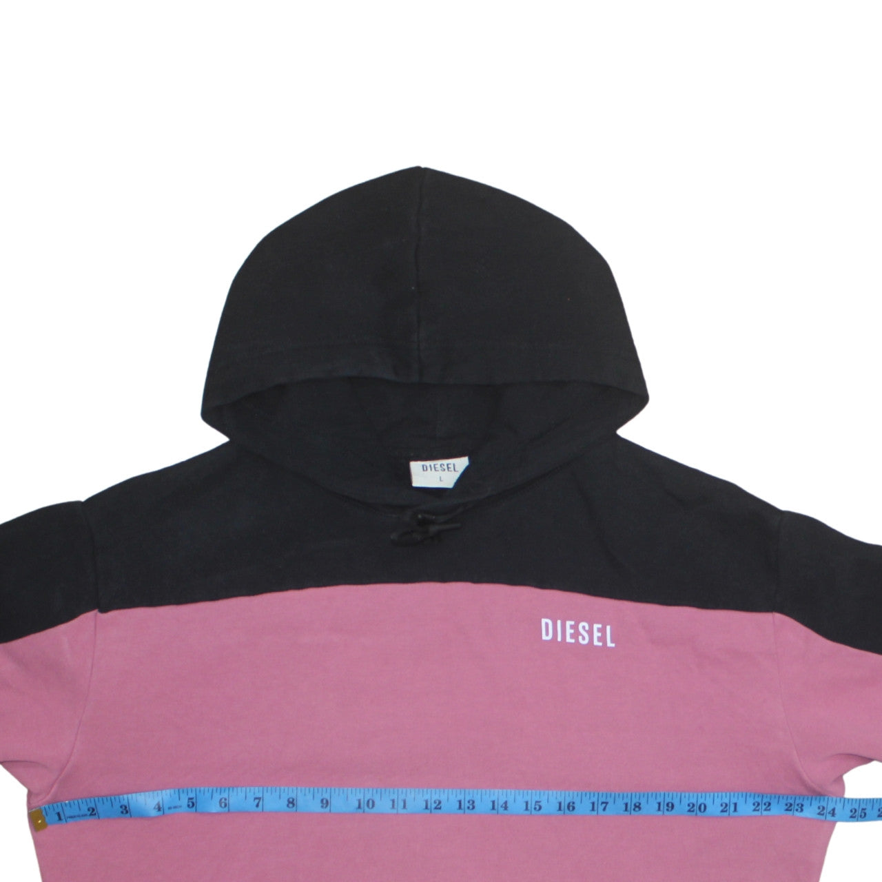 Womens UK Size L Diesel Multicoloured Pullover Hoodie