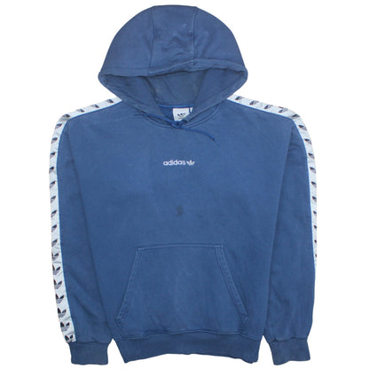 Mens UK Size M adidas Blue Pullover Hoodie