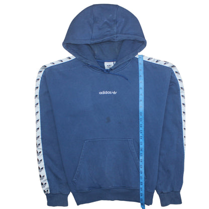 Mens UK Size M adidas Blue Pullover Hoodie