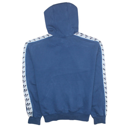 Mens UK Size M adidas Blue Pullover Hoodie