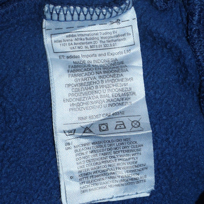 Mens UK Size M adidas Blue Pullover Hoodie