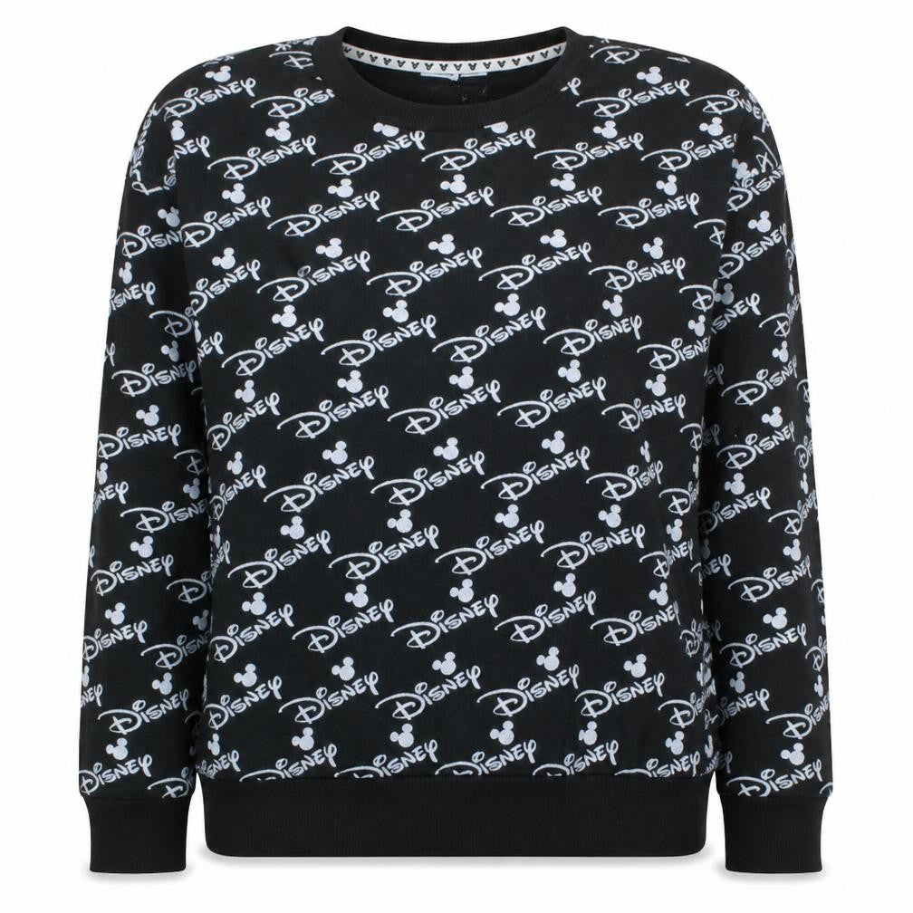 Womens UK Size XL Disney Black Pullover Sweatshirt